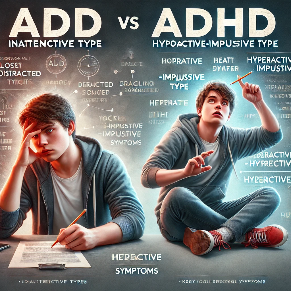 ADD vs ADHD